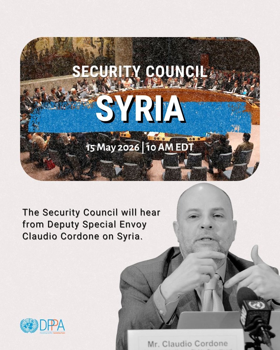 UN Political and Peacebuilding Affairs tweet media