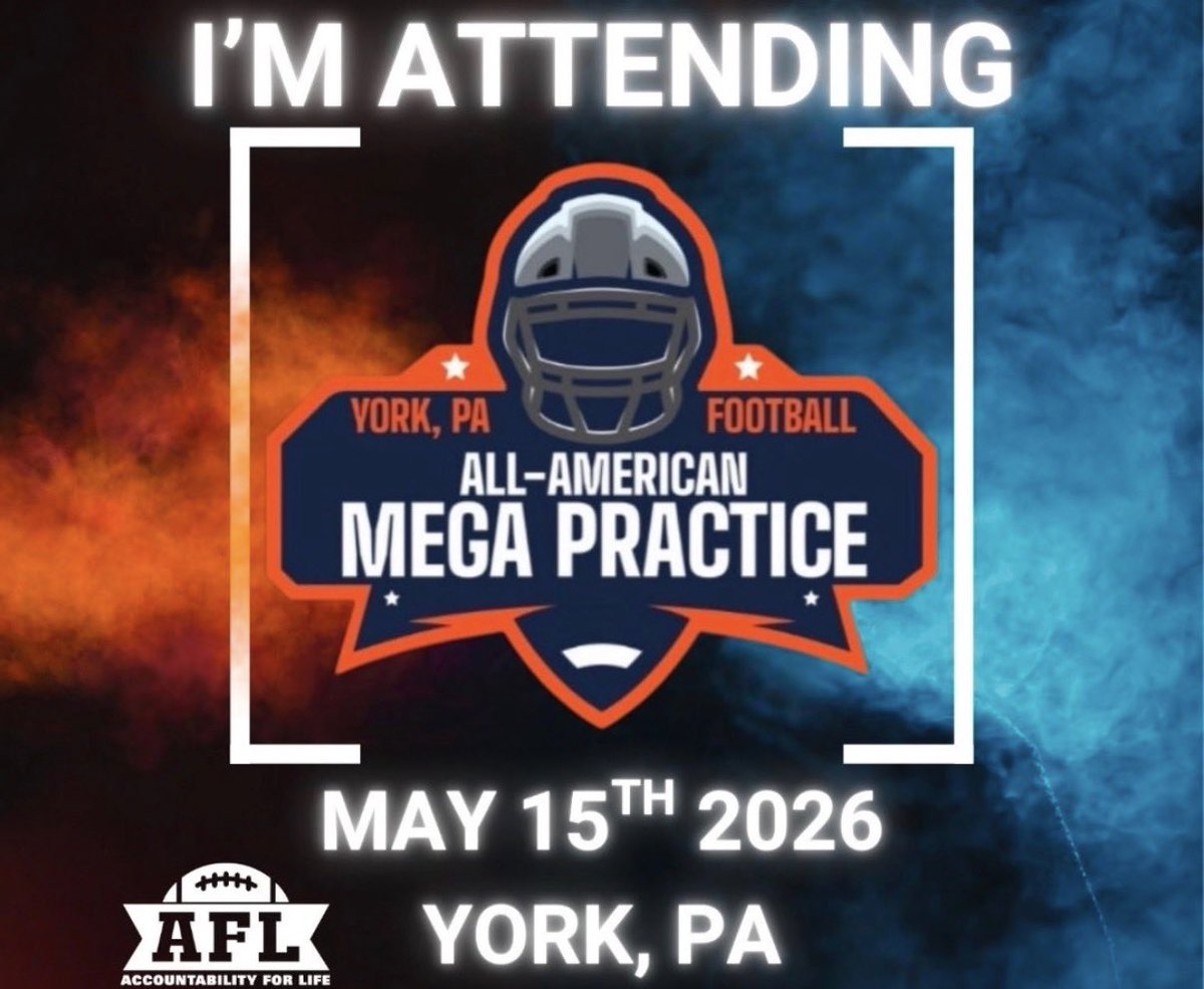 LincolnW66's tweet photo. Excited to go out to York, Pa today! Can’t wait to go learn and COMPETE❗️
@CoachHDeLattre @HollidaysburgF @AFL_YorkPA @PaFootballNews https://t.co/YlEwKcb0co