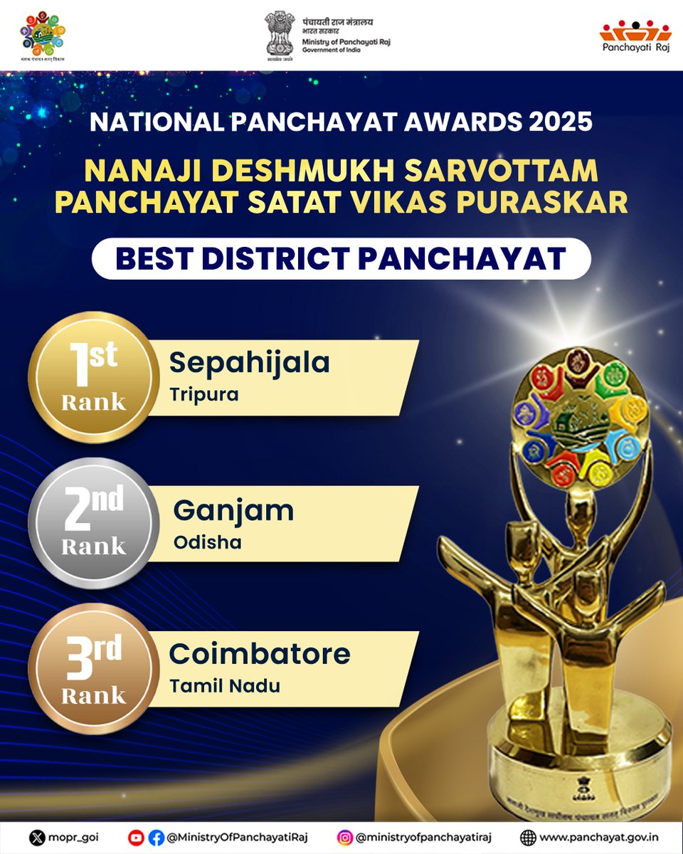 Ministry of Panchayati Raj, Government of India tweet media