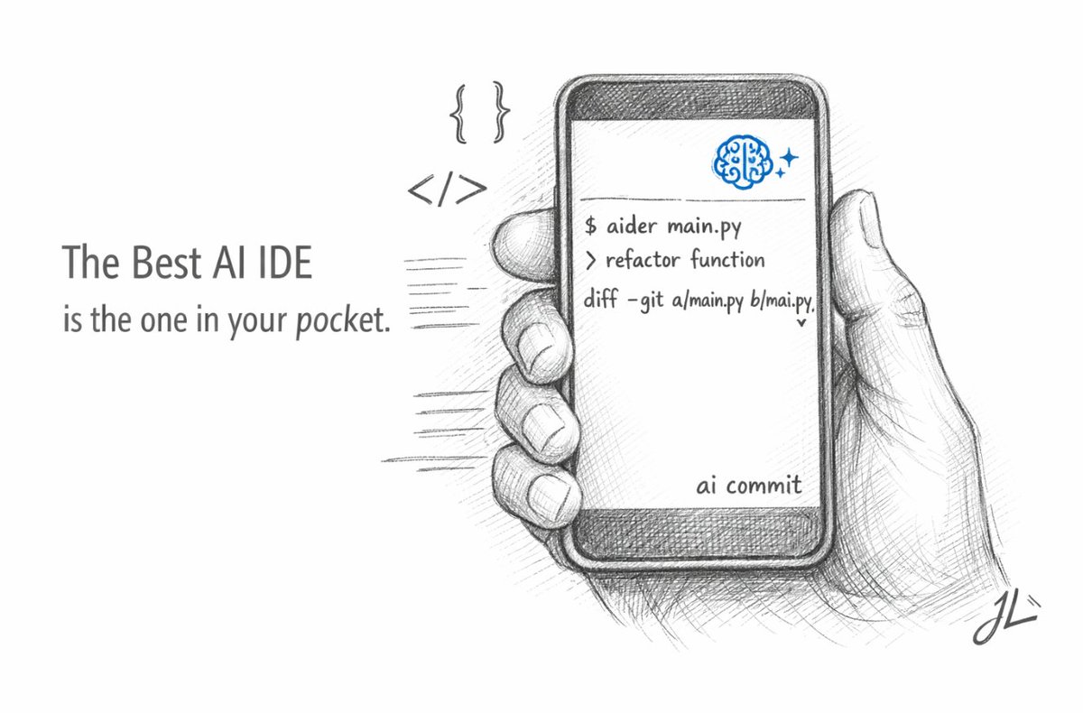 JimLiddle's tweet photo. The Best AI IDE Is the One in Your Pocket

https://t.co/nTI9v4KI6A

#AIDevelopment #AICoding #AICLI #AI #VibeCoding https://t.co/OA1AKcCPdC