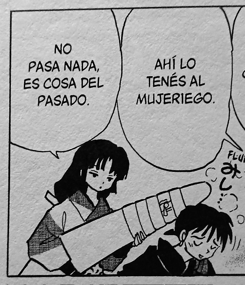 CinFanfics's tweet photo. Sango y un excelente tutorial sobre como adivinar el nombre de un capítulo sin leerlo primero 🤭🤣

#Inuyasha #Miroku #Sango #MirSan https://t.co/Yuyoy1e2DB
