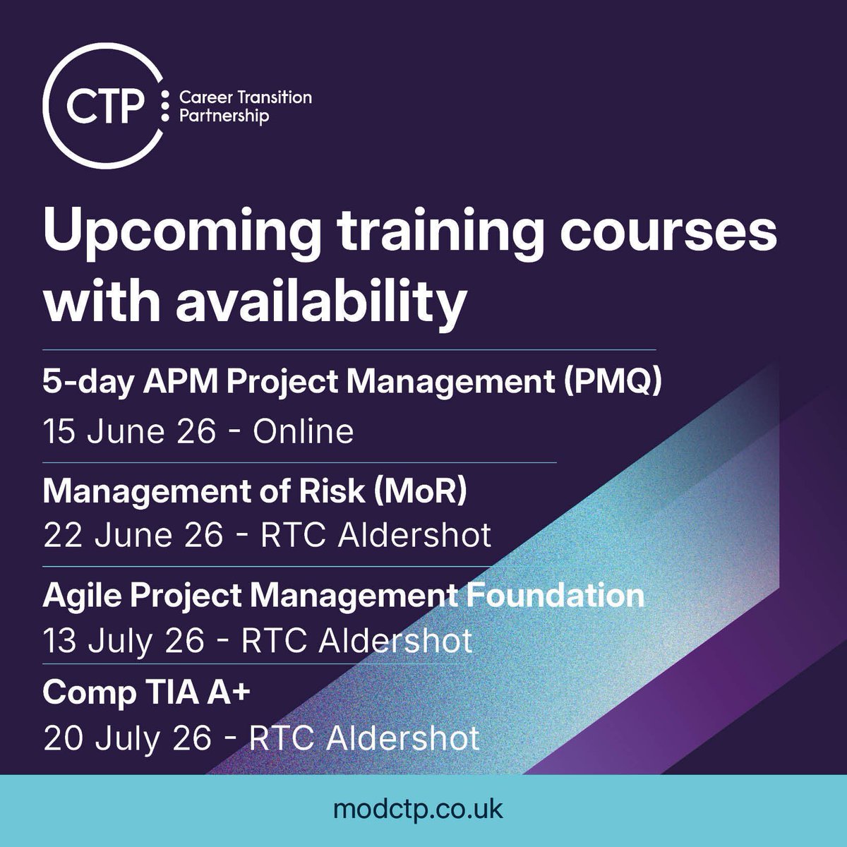 Career Transition Partnership (CTP) tweet media