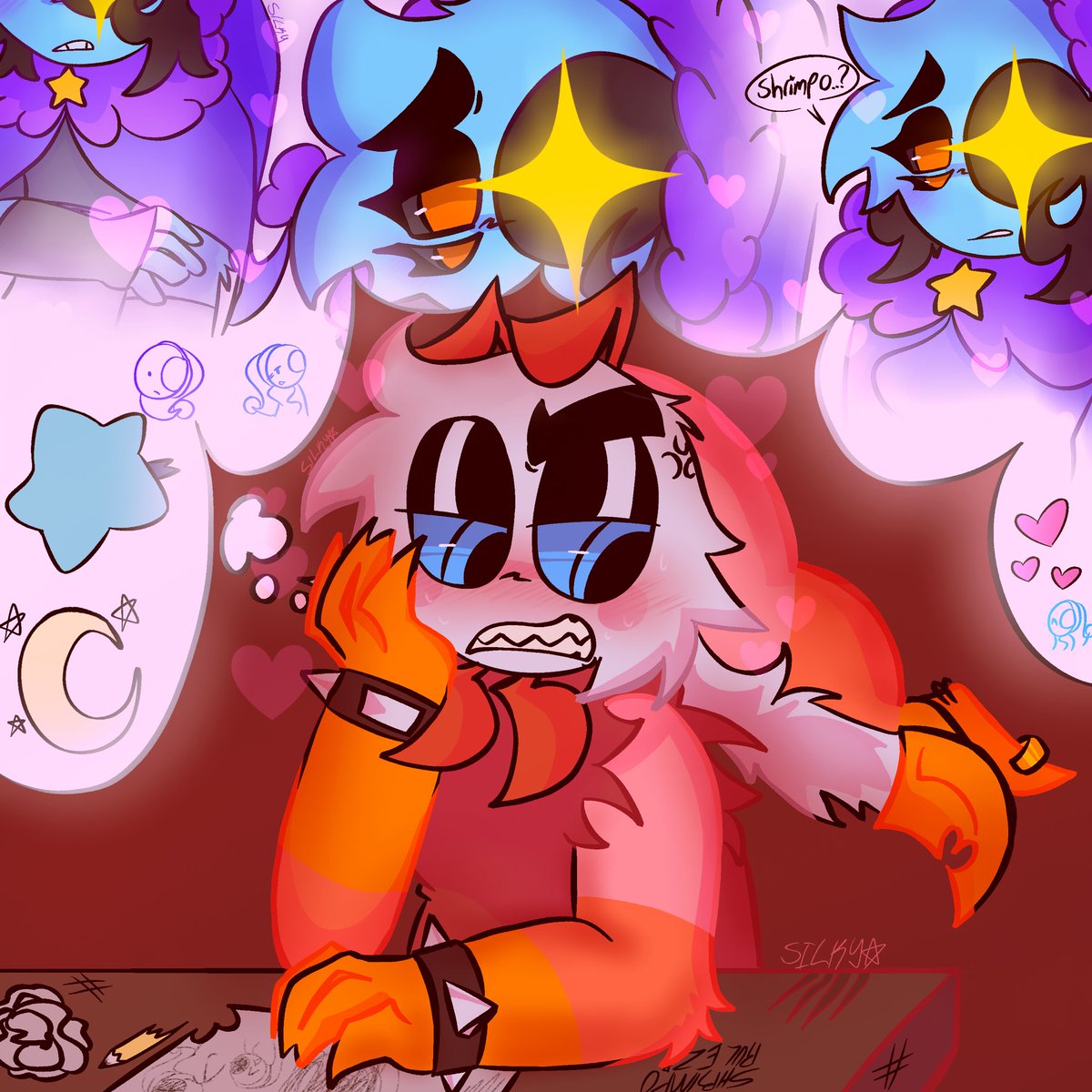 🌙🍤⋆.˚✮ 𝓢𝓲𝓵𝓴𝔂 ✮˚.⋆ 🔪🐾 tweet media