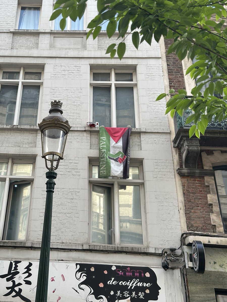 sogoesthelove's tweet photo. exploring a new city and looking out for little nods to palestine all around its streets https://t.co/cJt0xjumHt