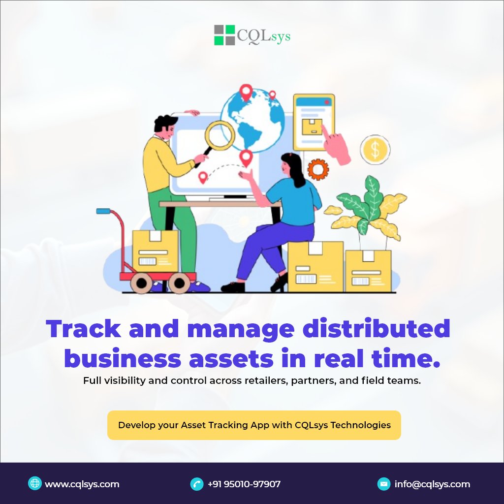 CqlsysTech's tweet photo. Asset Tracking App 📦📱

FMCG, pharma &amp; beverage brands lose visibility after deployment → delays &amp; losses.

We build real-time tracking apps for full control.CQLsys Technologies

#AssetTracking #FMCG #AppDev https://t.co/XlqFRCfGfz