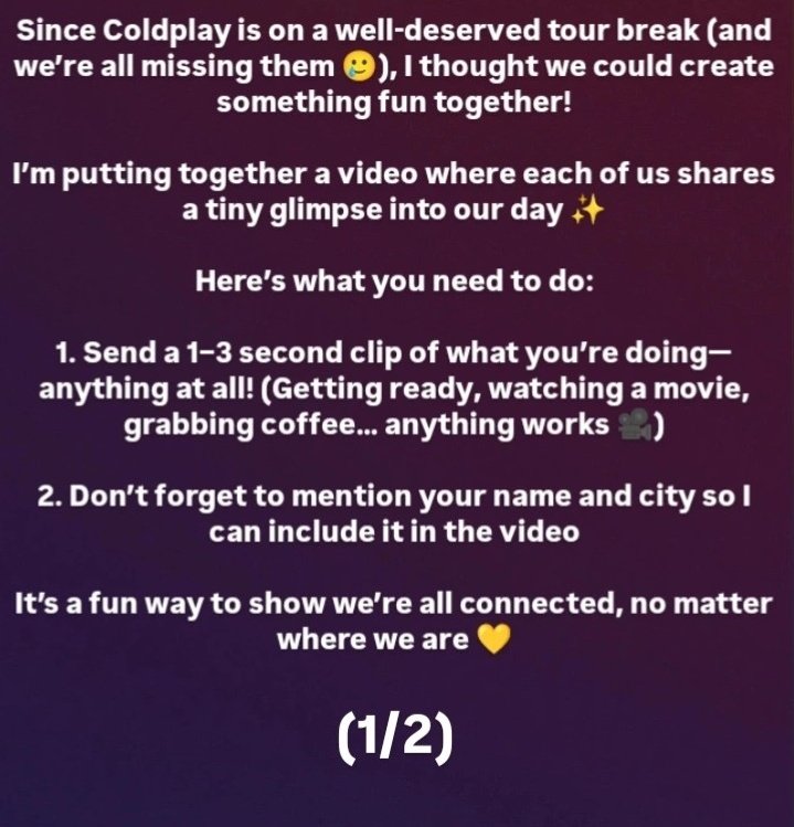 shreyarealone's tweet photo. Hiiii!
ICYMI: The deadline for video submissions has been extended to the 19th of May, 2026. Thankyou so much to everyone who has sent in a video so far... I'm beyond excited to put everything together. 

All the details you need are below ⬇️ ⬇️ https://t.co/Hb54rMJ8ts