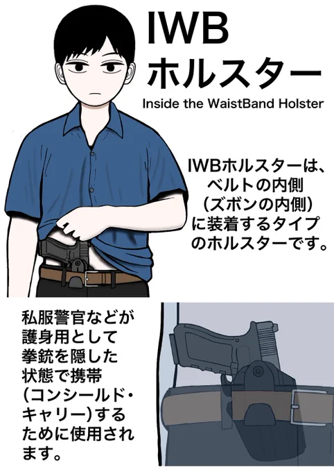 みんな言ってるけどIWBホルスターっぽい 