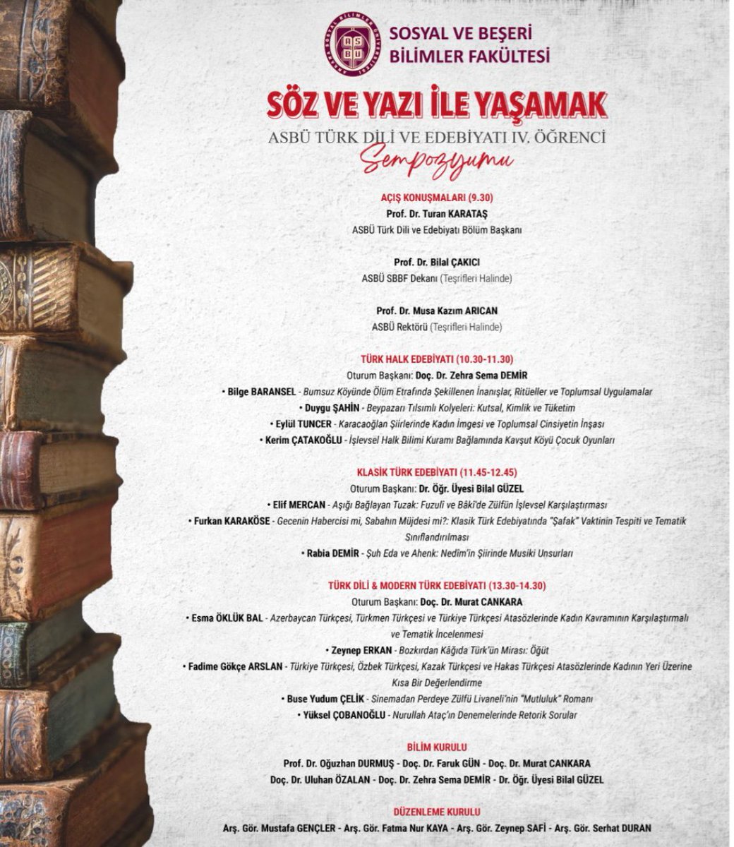 ASBÜ Türk Dili ve Edebiyatı tweet media