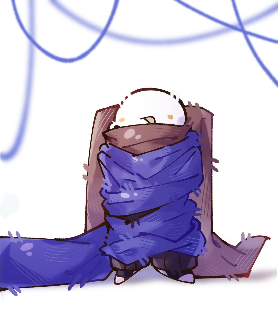 doumy_wish's tweet photo. Ink: "Error, the scarf you knitted seems a bit too long."
#errink #error #ink #inksans #errorsans https://t.co/ei8nij70Tv