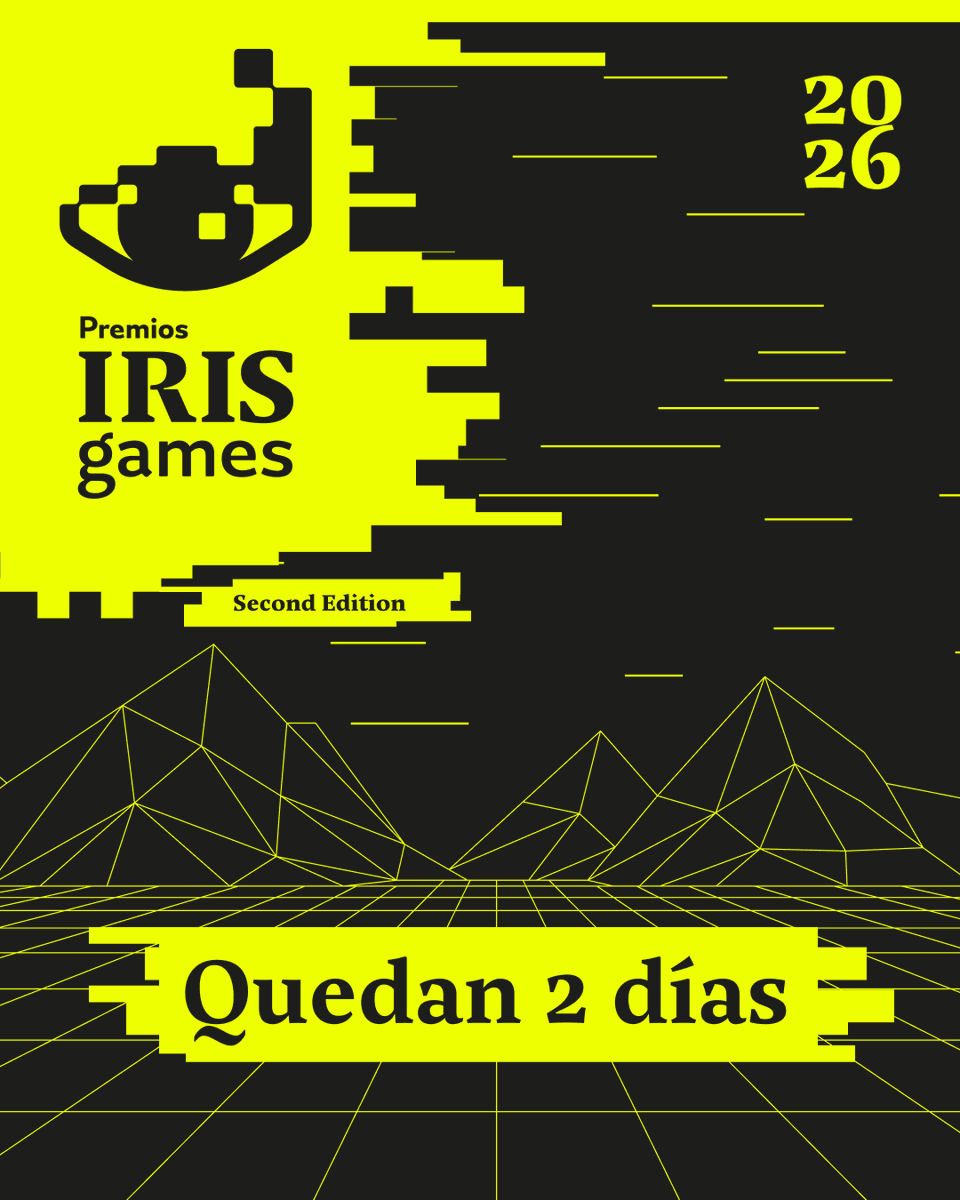 PoloDigitalMLG's tweet photo. ⏳ ¡Últimos días para presentar tu videojuego a #IrisGames2026! 🎮

La inscripción termina este 17 de mayo y esta puede ser tu oportunidad para mostrar tu proyecto.

🏆 44.000€ en premios
📅 Solo quedan 2 días
👉 https://t.co/ZpXxhXbofZ https://t.co/8diSbgX4mg