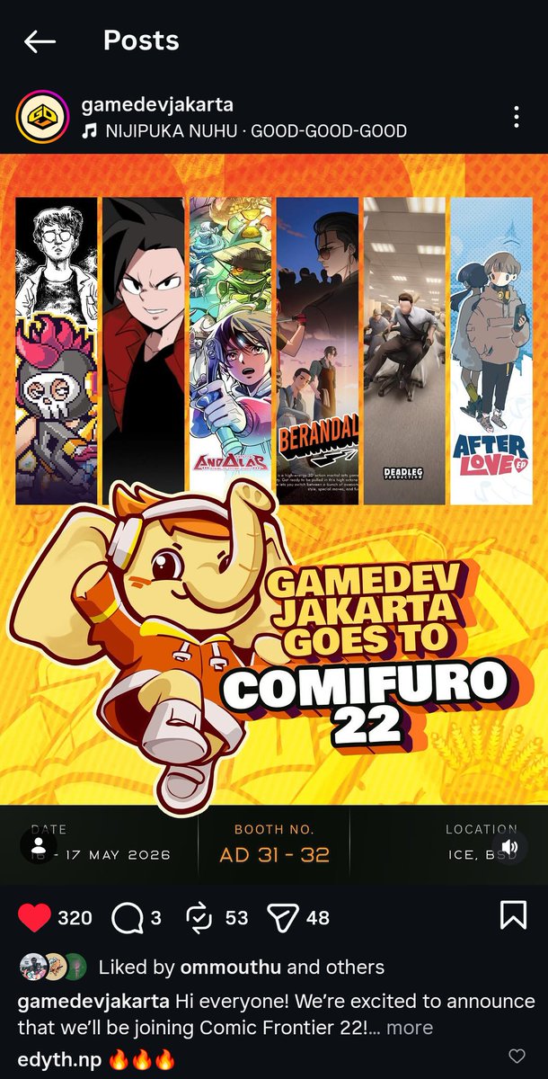 malapetakaDEV's tweet photo. Sekalian mampirin booth AD31-32 di Comifuro 22 kalo mau nyobain Need For Seat (kebetulan ada game saya juga sama temen2 keren laennya hehe) https://t.co/AH2Tbw3pec