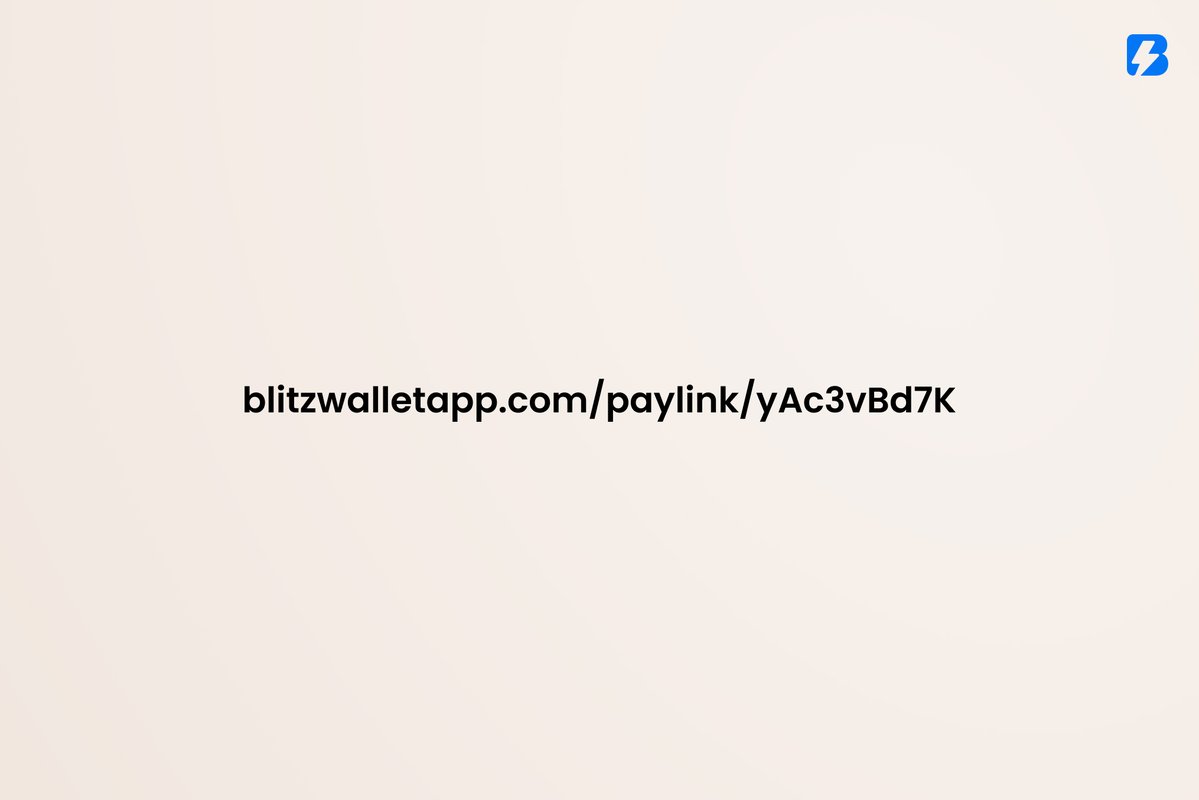 Blitz Wallet tweet media
