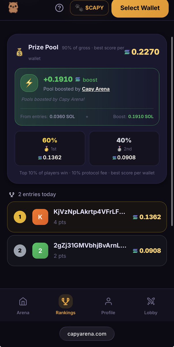 Capy Arena HQ (@CapyArenaHQ) / Posts / X