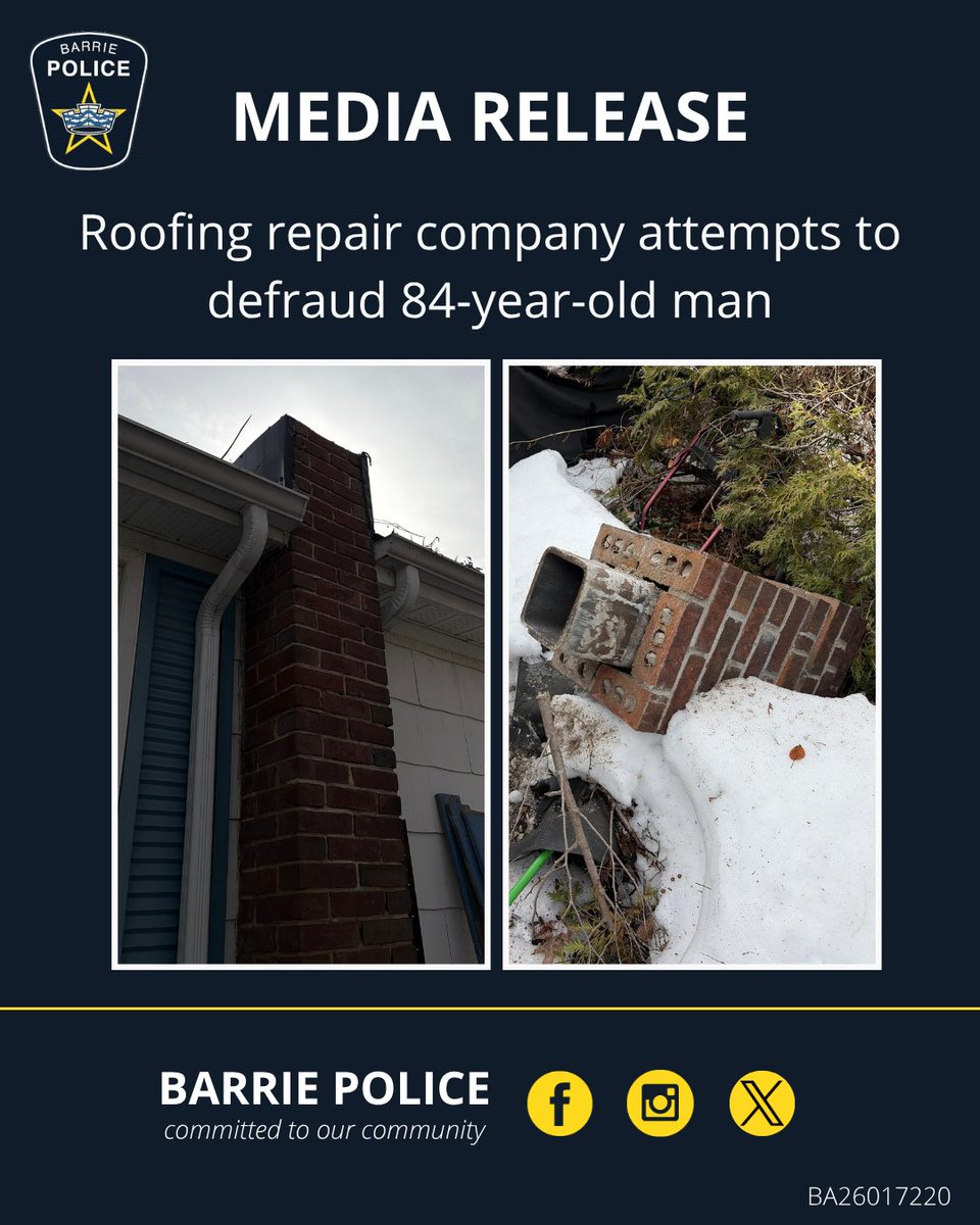 Barrie Police tweet media