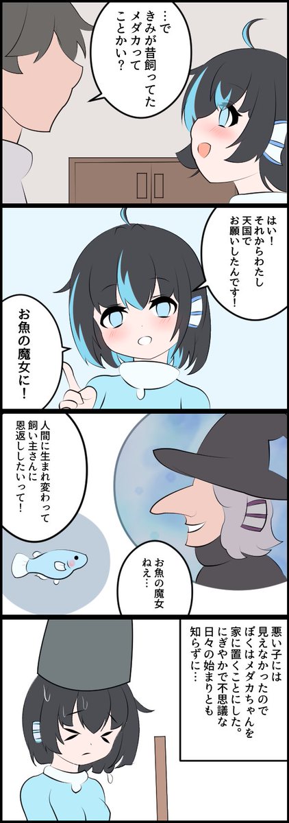 メダカちゃんと飼い主さんの出会い 