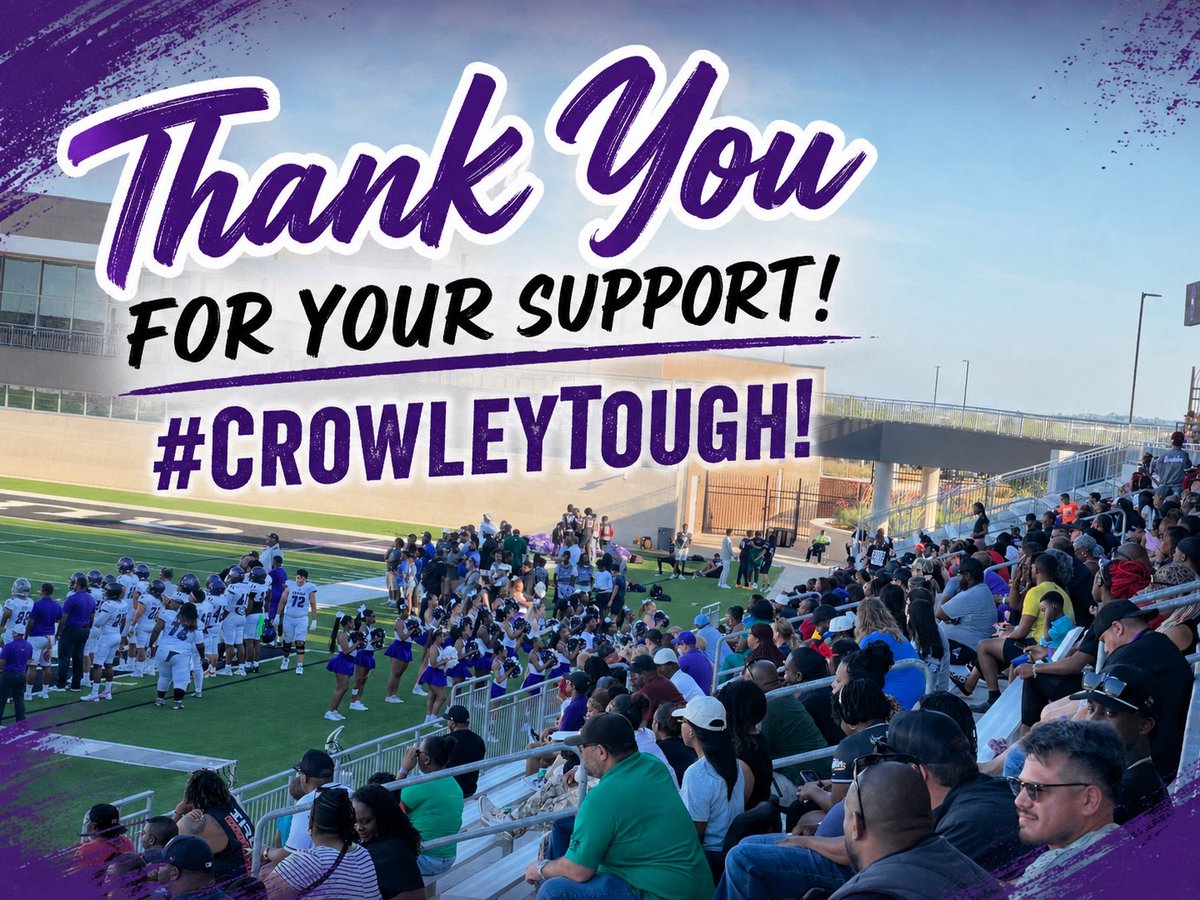 CarlosLynn's tweet photo. The Crowley Village showed up in a big way last night!  The atmosphere was electric!  It was great seeing all the past alumni and feeling all the support!  Can’t wait to see everyone in August when the season starts.  Thanks again!  #CrowleyTough🦅🦅 https://t.co/Tsll2P4Rbe