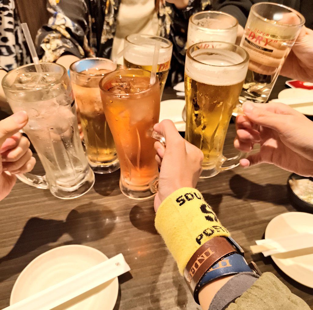 打ち上げに誘って頂いた✨️ きりたんぽいただきます、おつかれー！
