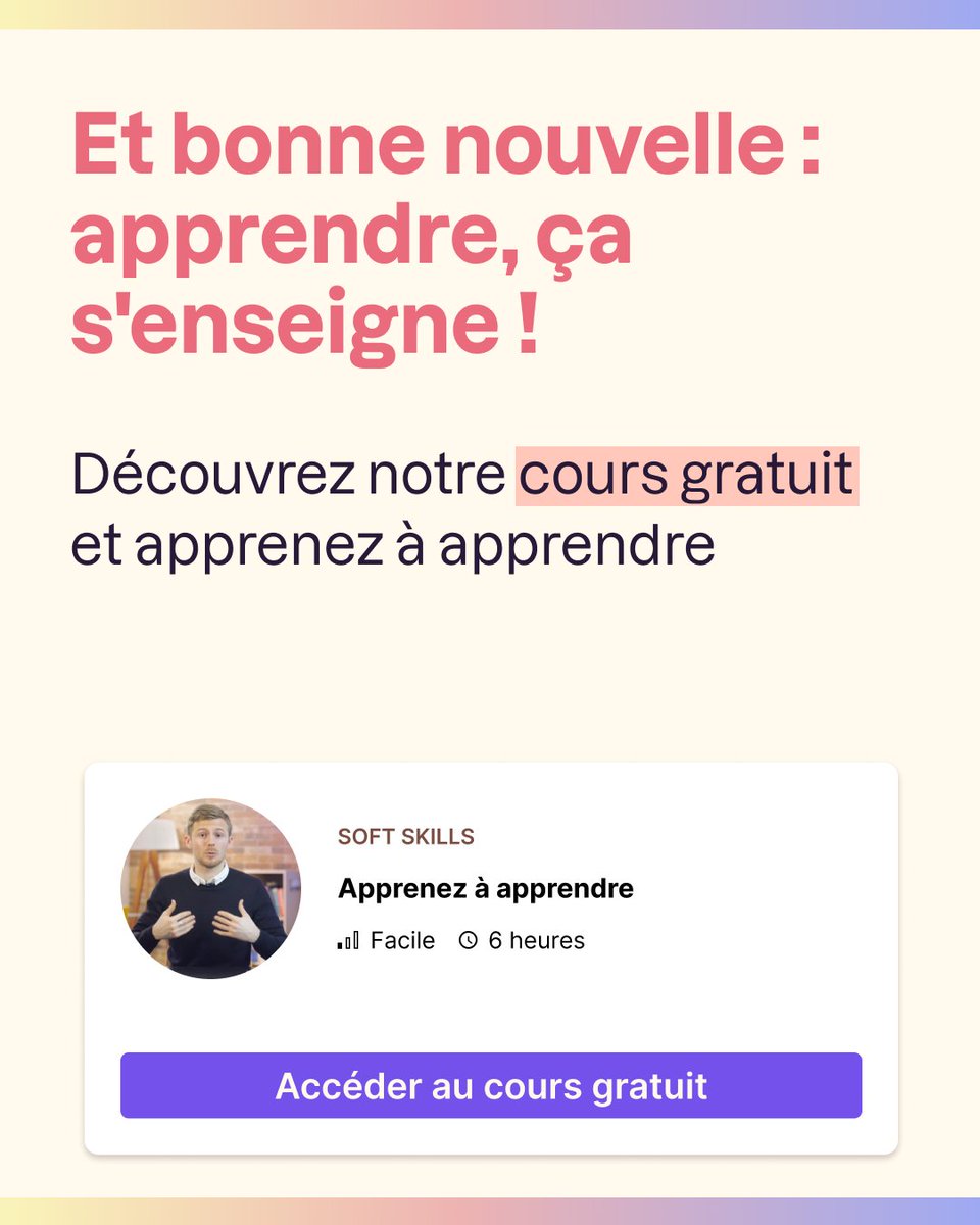 OCFrance's tweet photo. Aujourd’hui, c’est la journée mondiale des révisions 📚

Réviser sans méthode ? Un peu comme Joey qui parle français 😅

Bonne nouvelle : apprendre, ça s’apprend.

Découvrez notre cours gratuit “Apprenez à apprendre” 
👉 https://t.co/EM6ksD6MBo https://t.co/DimJ34z0hS