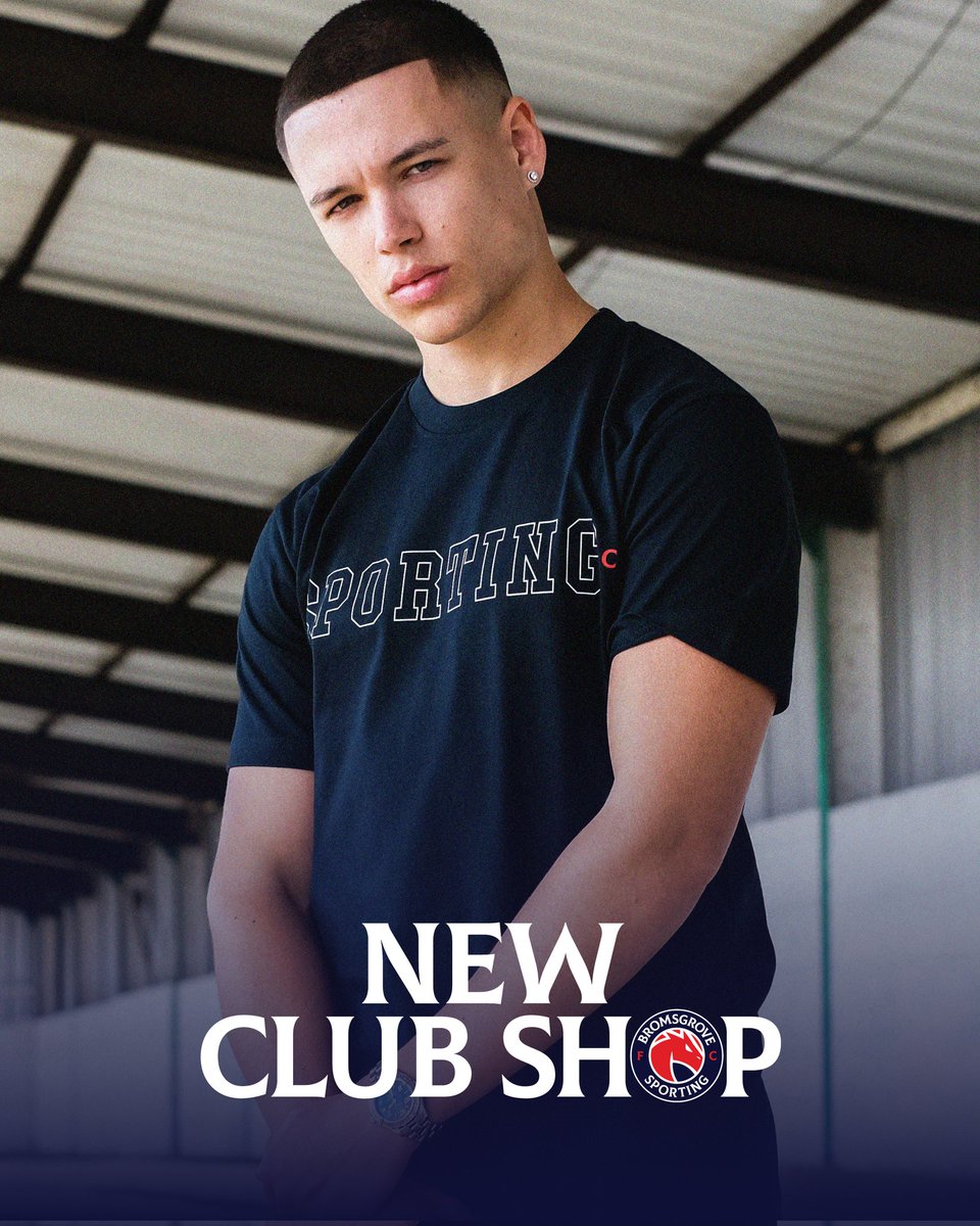 SportingFC's tweet photo. NEW CLUB SHOP. 𝗟𝗜𝗩𝗘.

Boxcey Announced as Official Fanwear Partner for Sporting.

READ MORE: https://t.co/ndETkh6ktX

SHOP NOW: https://t.co/duAOPi1COe

#Rouslers #BackBromsgrove #Boxcey https://t.co/eW9TzpLUBA