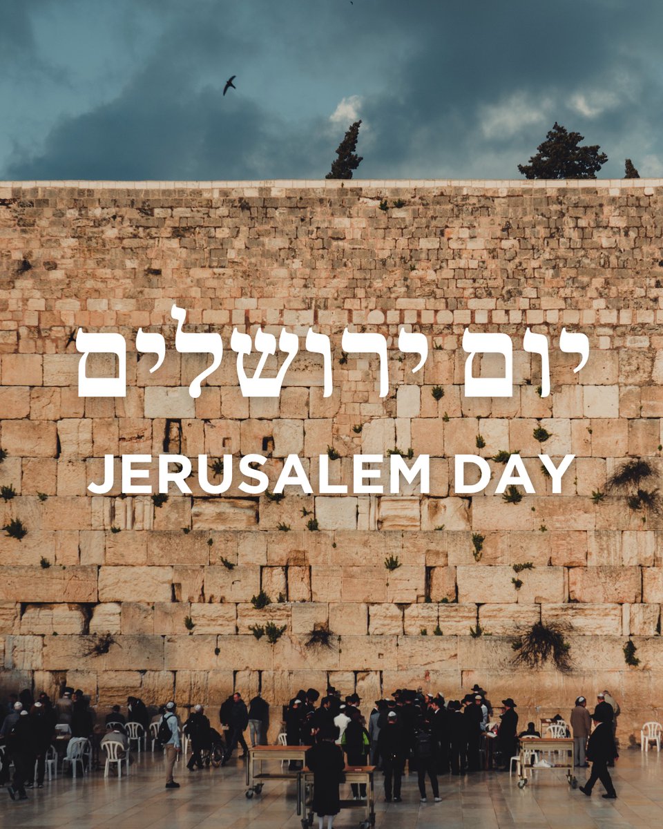 ESFI_USA's tweet photo. Happy Yom Yerushalayim (Jerusalem Day)! Join us today as we reflect on the words of Psalm 122:6—"Pray for the peace of Jerusalem: 'May they prosper who love you.'"
#JerusalemDay #YomYerushalayim https://t.co/l4DVzFQik5
