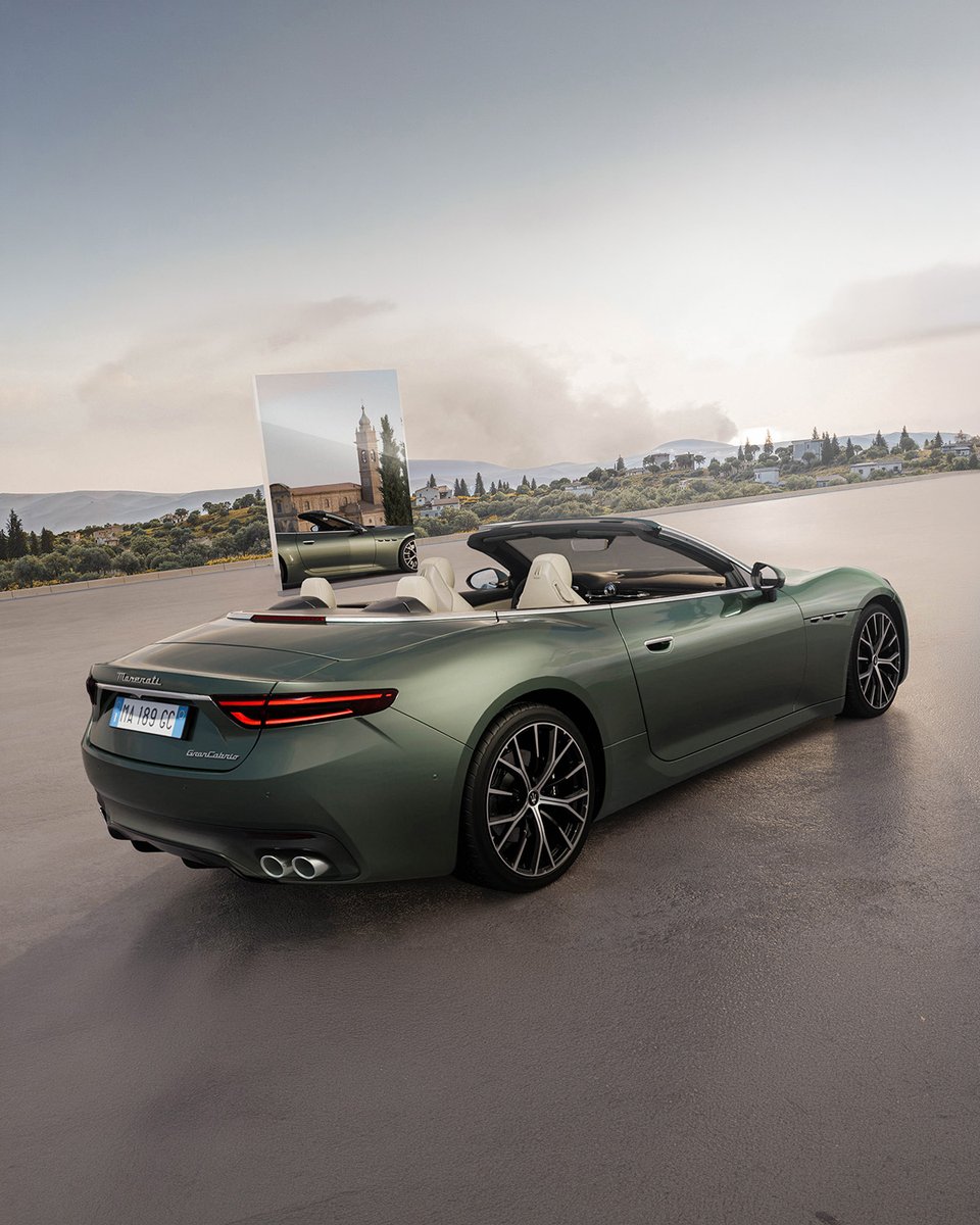Maserati_HQ's tweet photo. Italian beauty that complements the landscape. Modena-made performance that gets hearts racing. Your senses will thank you after every single drive.​
#MaseratiGranCabrio #Maserati https://t.co/oG630Tr4F0