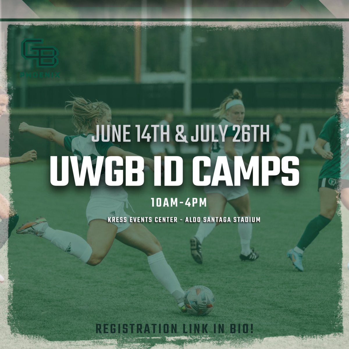 gbphoenixwsoc's tweet photo. Two chances to train with us this summer: June 14 &amp; July 26. 📅 

Which one will you be at??🫵

#footy #idcamps #wisconsin #risetogether https://t.co/olHADMZsed