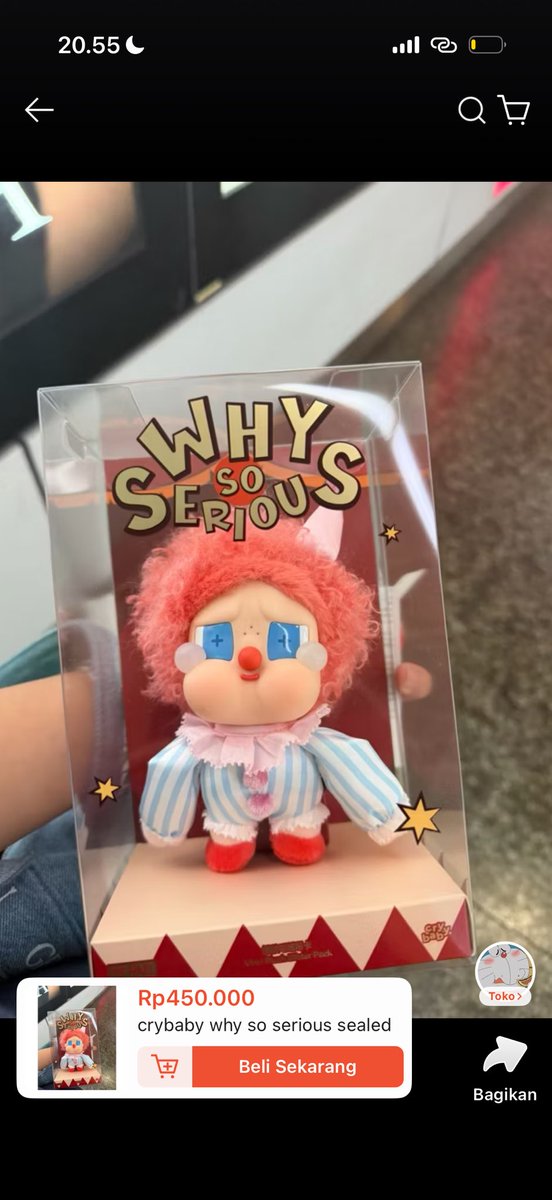 kiyeau's tweet photo. WTS CRY BABY WHY SO SERIOUS (JUAL RUGI) ori sg

WTS LABUBU CHINESE NEW YEAR 

help rt wtt wtb wts https://t.co/F2DNF4qjAx
