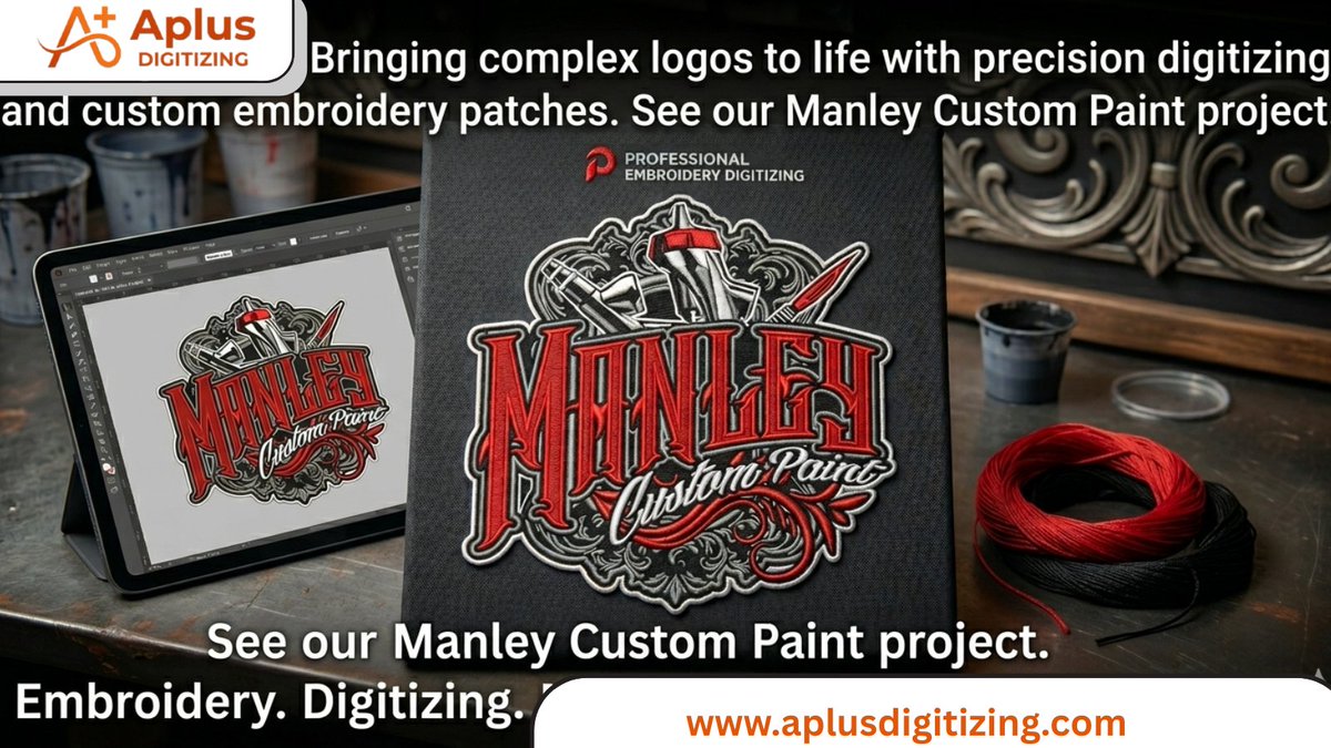 aplusdigitizing's tweet photo. From a complex screen design to flawless custom embroidery patches!
free quote! https://t.co/Yj0kzFiRih
📷 Call: +1 (231) 320-0566
📷 Website: https://t.co/11hpHHfvxw
📷 Email: aplusdigitizing@gmail.com
#EmbroideryDigitizing https://t.co/vtNNdRKxWr