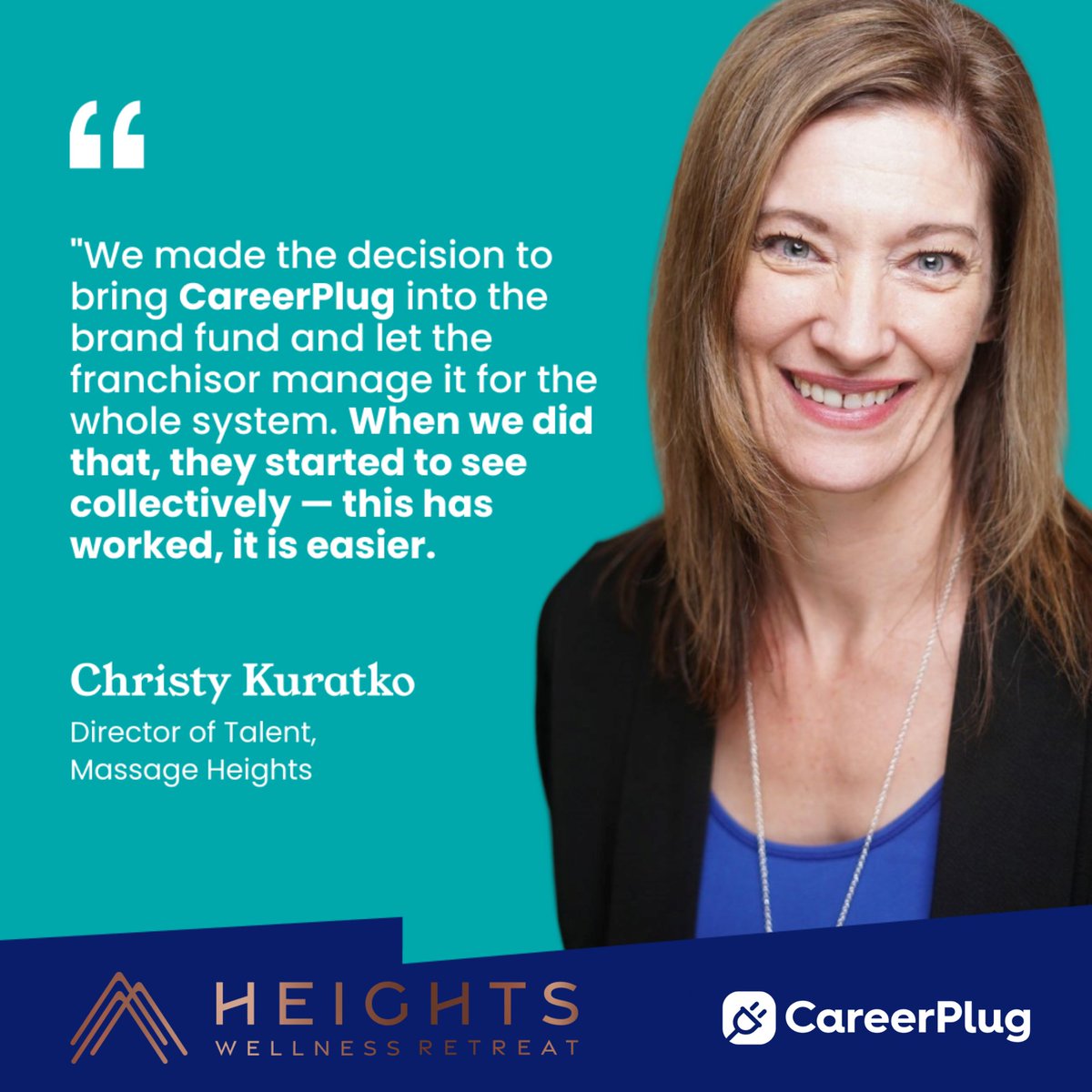 CareerPlug's tweet photo. "They started to see collectively — this has worked, it is easier."

Christy Kuratko, Director of Talent, Massage Heights on what happened when hiring became a franchise system instead of a location problem.

https://t.co/cOjS0Er4ze
#FranchiseHiring #CareerPlug https://t.co/ZtV8eh7BWj