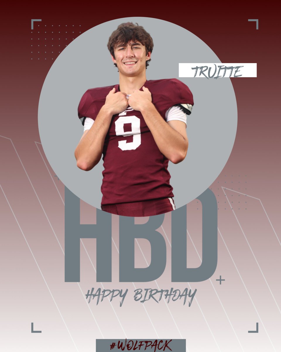 PuckettWolvesFB's tweet photo. Happy Birthday to 10th grade WR Truitte Carter!!! #Wolfpack https://t.co/Abejz6ySmr