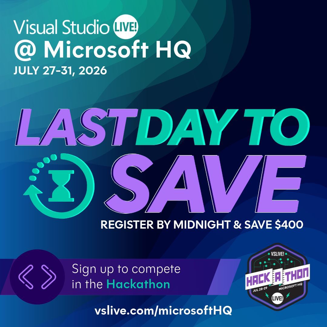Visual Studio Live! tweet media