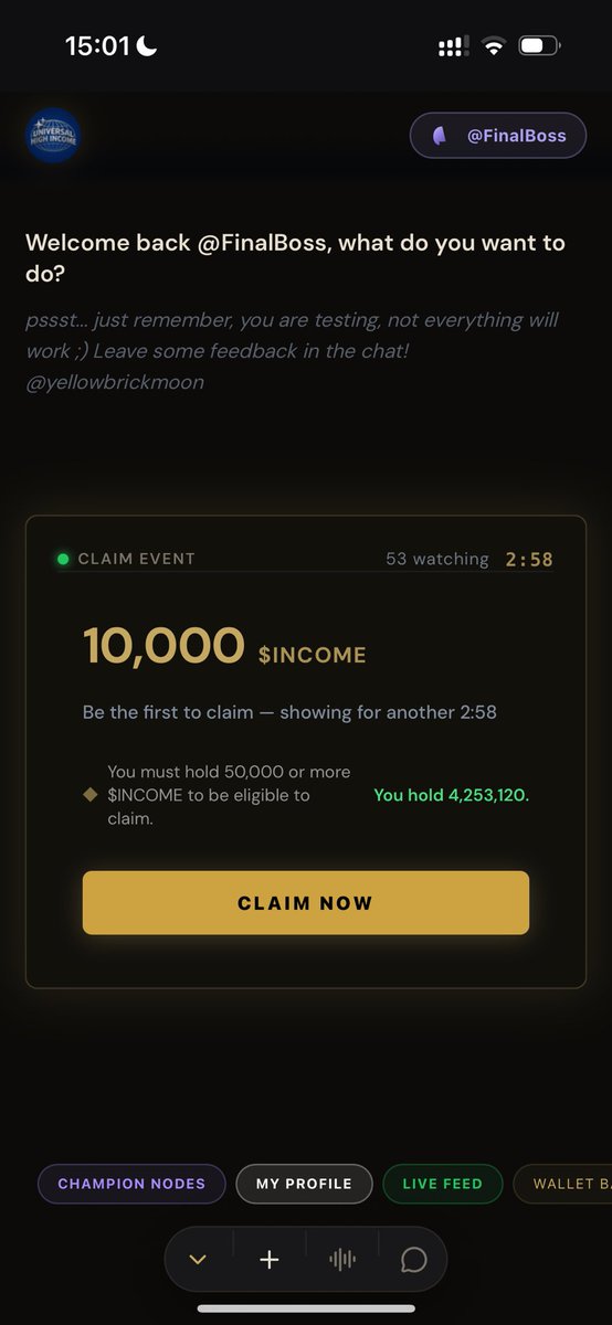 INCOME tweet media
