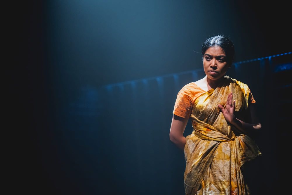 paula_citron's tweet photo. The 2026 Toronto Theatre Critics' Awards have been announced. Check out the winners on https://t.co/gR9C6zdPv4. (Photo of award winner for Best Solo Show, Gabriella Sundar Singh, by Jae Yang.) https://t.co/6tbfnl4OGx