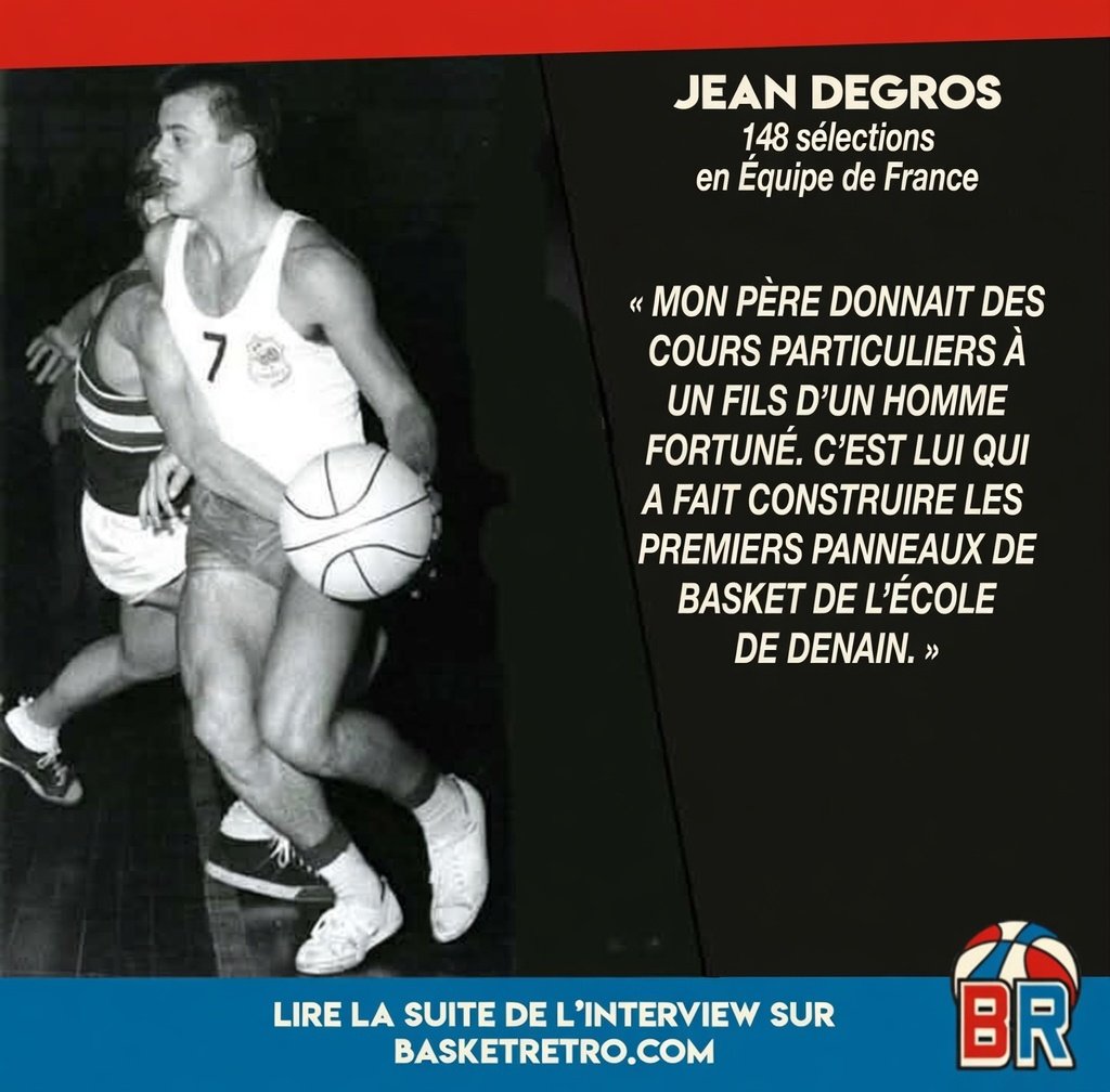 BasketRetroOf's tweet photo. 🎙️Jean Degros, meneur emblématique de l'équipe de France 🇫🇷 des années 60 avec 148 sélections.

Son interview complète :👇
https://t.co/jfM2qIdB3H https://t.co/qF1CpFsDYa