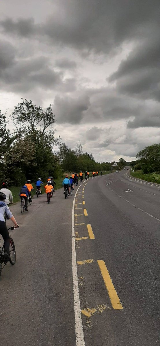 StFlannans's tweet photo. Well done to our students and teachers who took part in this year's fundraiser for Cycle against Suicide as part of National Bike Week. A lovely morning for a spin to Dromoland and back. https://t.co/dJUwJF5bcU