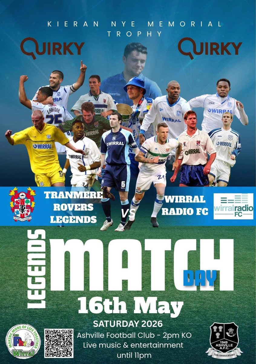 TranmereRovers's tweet photo. ๐ ๐๐ซ๐๐ง๐ฆ๐๐ซ๐ ๐๐จ๐ฏ๐๐ซ๐ฌ ๐๐๐ ๐๐ง๐๐ฌ ๐ฏ ๐๐ข๐ซ๐ซ๐๐ฅ ๐๐๐๐ข๐จ ๐
๐ ๐๐ก๐๐ซ๐ข๐ญ๐ฒ ๐๐๐ญ๐๐ก | ๐๐ก๐๐ญโ๐ฌ ๐๐ง
๐
Tomorrow (Saturday 16th May)
๐ @AshvilleFC
๐ Gates open 1pm
๐ 2pm kick-off
๐๏ธ https://t.co/OrGLAHFAnF or pay on the gate
Read more: https://t.co/ChGrLhYvNU
#TRFC #SWA