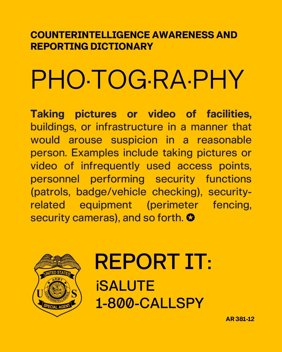 Army Counterintelligence Command (ACIC) tweet media