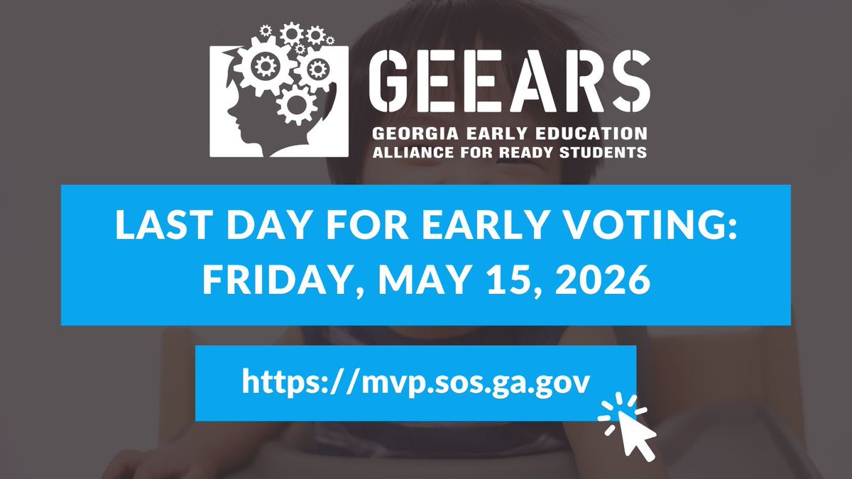 GEEARS: GA Early Ed Alliance for Ready Students tweet media