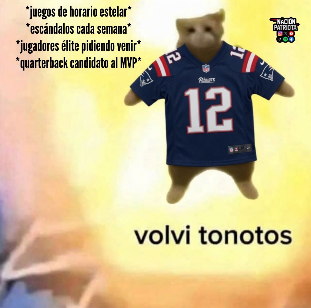 nacionpatriots's tweet photo. BUEEENOS DÍAAAS NACIÓOOON ‼️ https://t.co/ZAlJWZiaKF