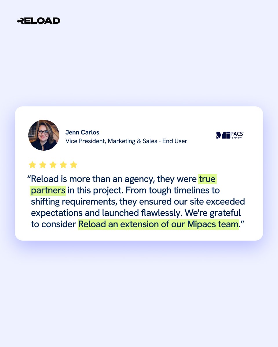 reload_mode's tweet photo. We've given MiPACS a complete digital makeover.

MiPACS is the enterprise imaging platform trusted by the U.S. Air Force, VA hospitals, FQHCs, and dental universities across the country. Now, the website finally reflects the platform's standard.

👉 https://t.co/eYTtOtu0i8 https://t.co/LWPlidPkKh