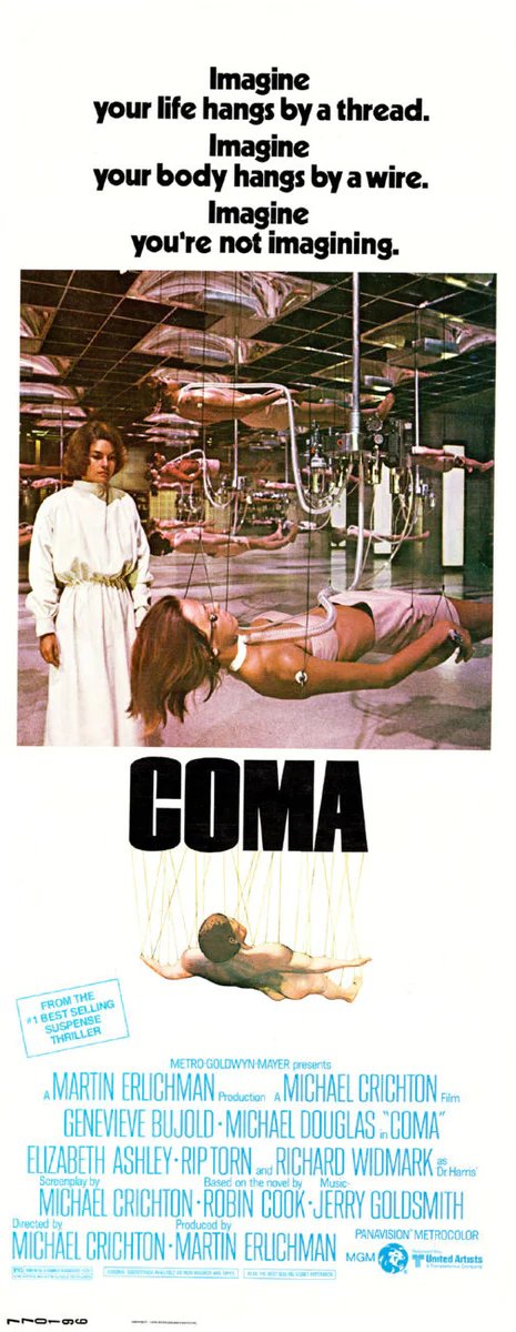 BeguilingFellow's tweet photo. @hitchups That's the plot of the 1978 movie Coma https://t.co/s18kWz93a7