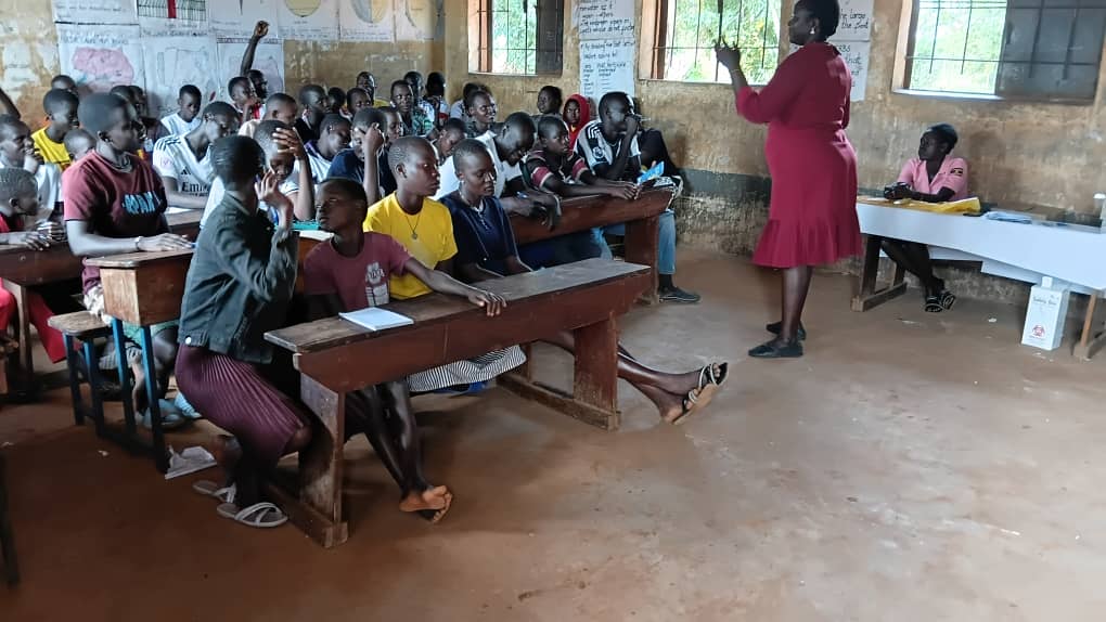 STFUganda's tweet photo. STF is conducting holiday camps for adolescents at Lokopo Health Centre and Lorengechora S/C, supported by health workers, providing health talks and guidance during the school break. This complements the role of parents at home in engaging their children in SRH conversations. https://t.co/Ln64p3207M