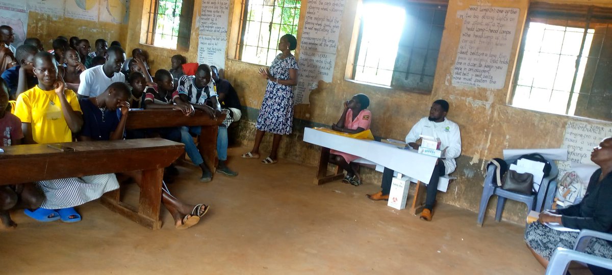 STFUganda's tweet photo. STF is conducting holiday camps for adolescents at Lokopo Health Centre and Lorengechora S/C, supported by health workers, providing health talks and guidance during the school break. This complements the role of parents at home in engaging their children in SRH conversations. https://t.co/Ln64p3207M