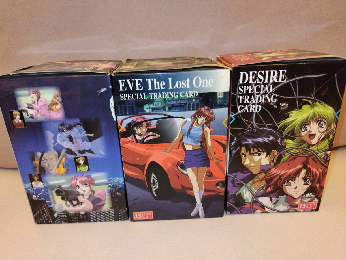 EVEシリーズ トレカBOXゲット ! ・EVE The Lost One ・ADAM THE DOUBLE