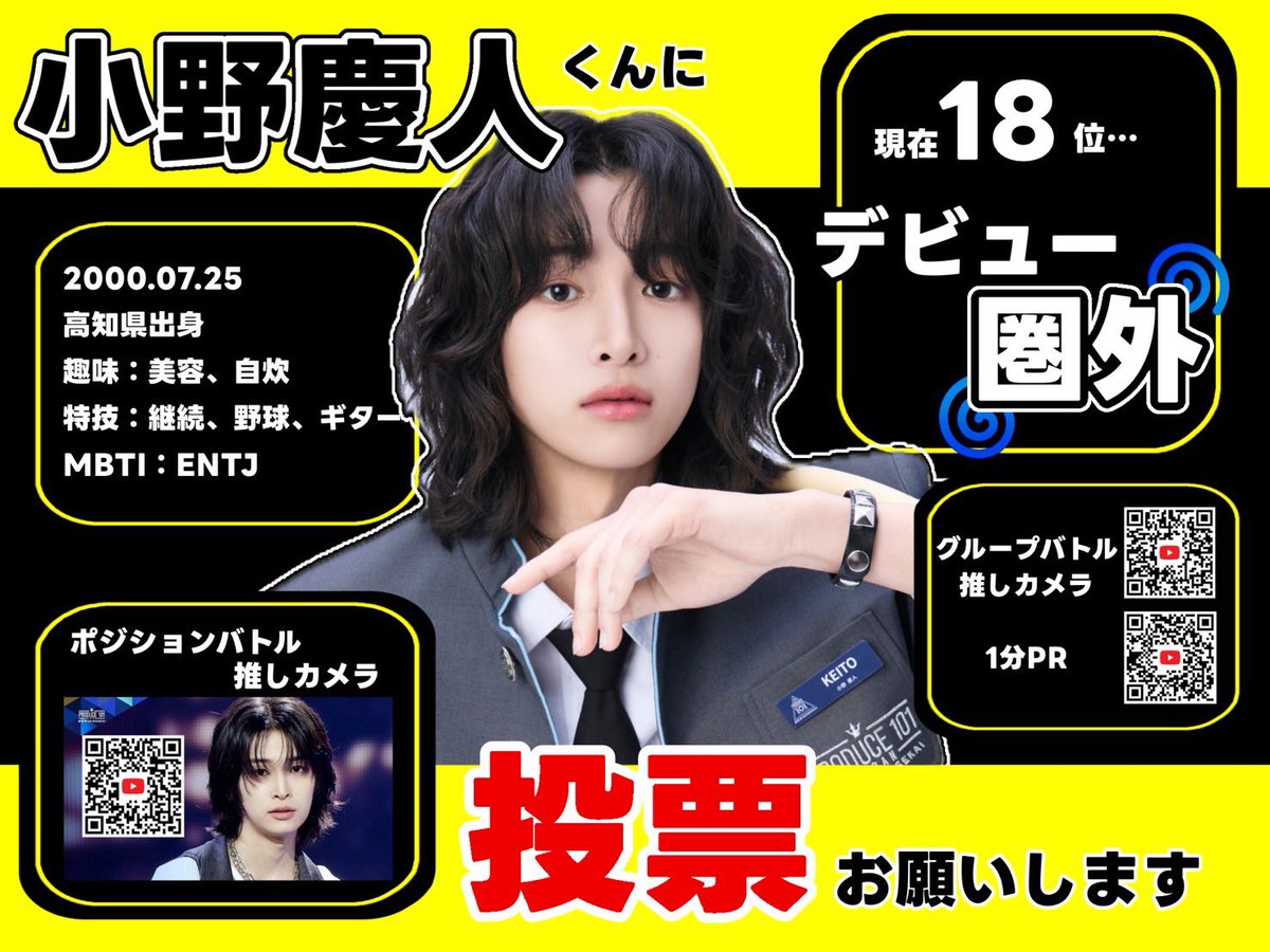 ぱ･:°☆小野慶人1pick tweet media