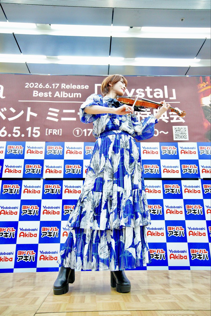 アキヨドのリリイベ ヨドバシAkiba様での Ayasa Best Album「Crystal