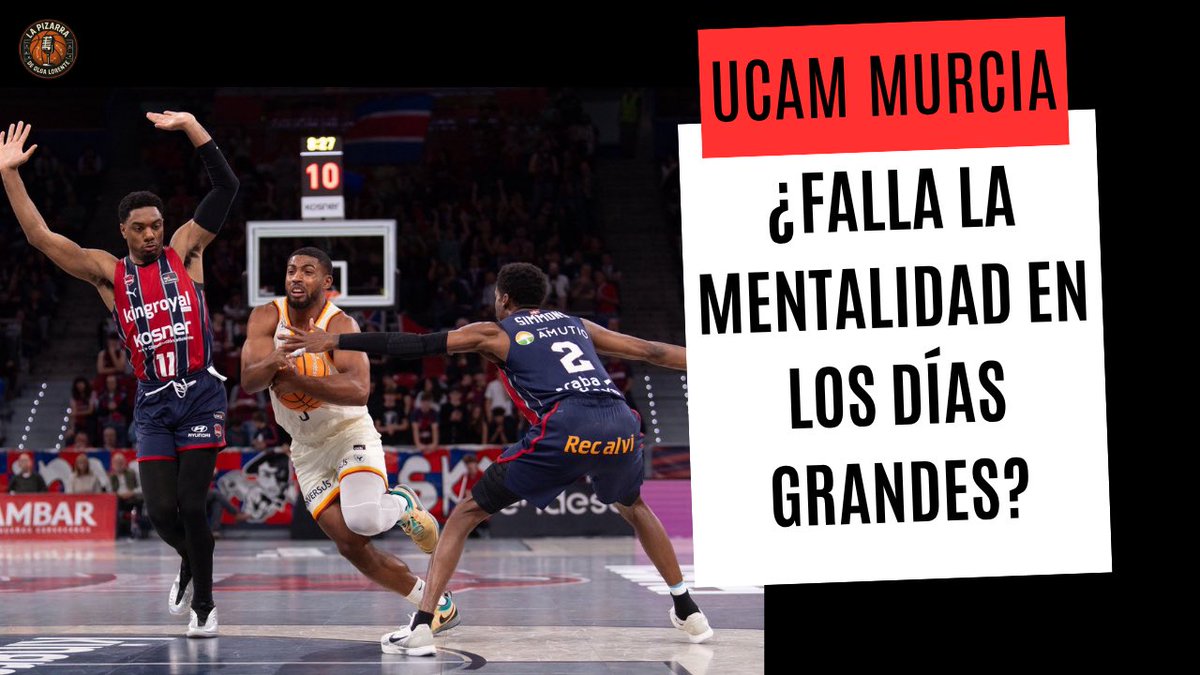 OlguitaLorente's tweet photo. 🏀 NUEVO VÍDEO EN EL CANAL #LaPizarra con análisis del @UCAMMurcia junto a @jnadal_14 

➡️ Ayer Sito en RP afirmó: “para jugar este tipo de partidos, tenemos que saber jugarlos. Hoy no hemos competido al nivel necesario”

https://t.co/k7obkjA7OS https://t.co/F8pZRaKIFZ