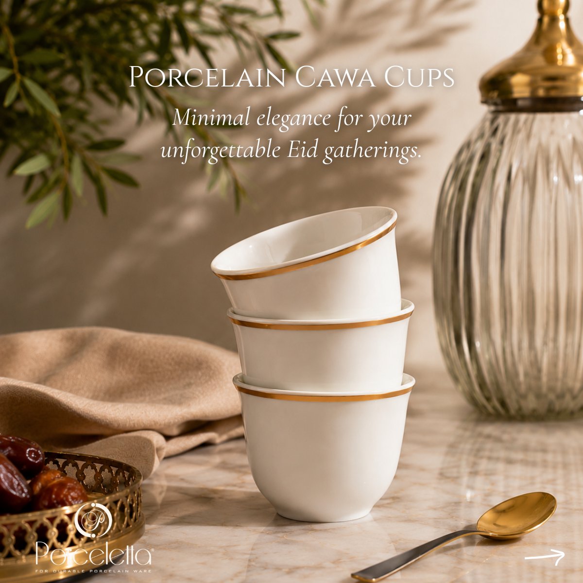 almakaan's tweet photo. Celebrate Eid with timeless Arabic hospitality 🌙
Elegant Coffee Dallahs, Porcelain Cawa Cups &amp; serving essentials crafted to add warmth and style to every gathering.
🛒 https://t.co/aLdFnDrxph
📩 info@almakaan.com
📞 +971 4 452 5420 (Call &amp; WhatsApp)

#AlMakaan #Eid https://t.co/yzx2vwnphn