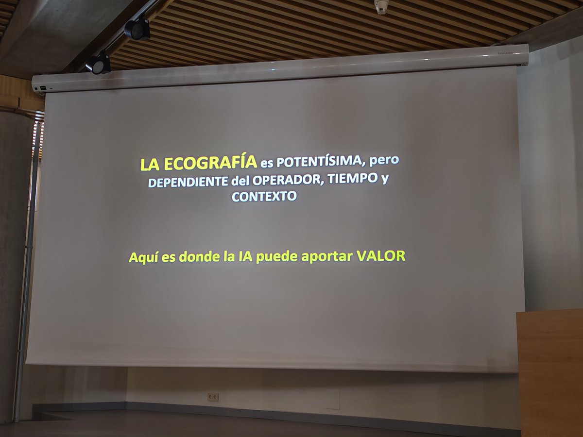 SonoSamMD's tweet photo. El gran @yaletung nos habla sobre tendencias y los últimos cambios en uso de IA en #POCUS https://t.co/TDjWRSqlTv