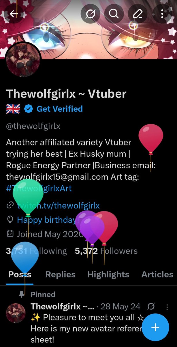 Thewolfgirlx ~ Vtuber 🇬🇧 tweet media